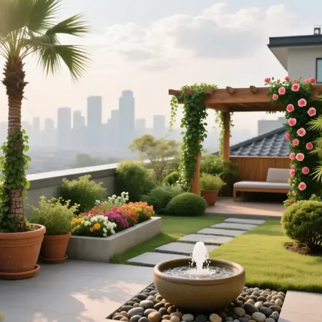 Интенсивная зеленая кровля