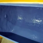 Абразивостойкое защитное покрытие для футеровки полимерными составами бункеров, кюбелей